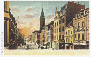 Historische Postkarte, Ansicht Venloer Straße.